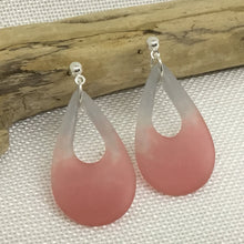 Load image into Gallery viewer, Frosted Peach Earrings
