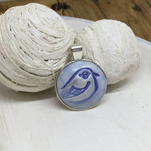 Load image into Gallery viewer, Bird Pendant in Blue
