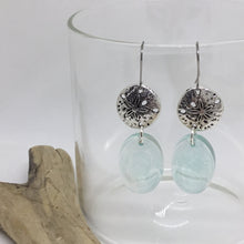 Load image into Gallery viewer, Oval Earrings in Aqua
