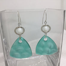 Load image into Gallery viewer, Beaded Triangular Water Earrings
