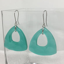Load image into Gallery viewer, Triangular Water Earrings
