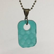 Load image into Gallery viewer, Rectangular Water Pendant with Bronze

