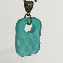 Load image into Gallery viewer, Rectangular Water Pendant with Bronze

